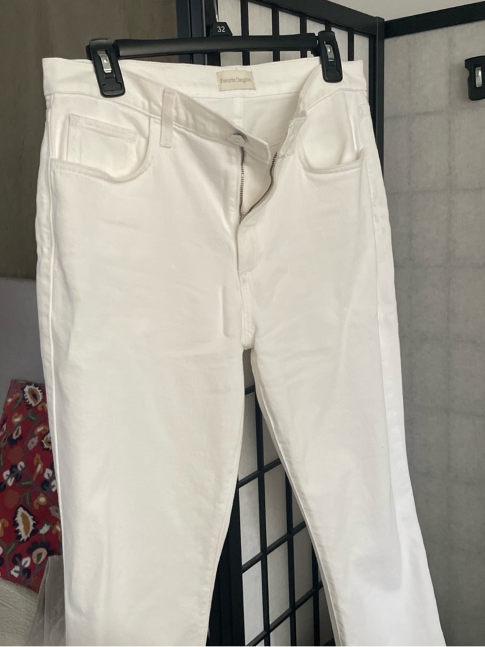 Favorite Daughter White High-Rise Jeans